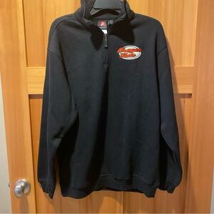 Oregon State Black Quarter-Zip Pullover Sweatshirt